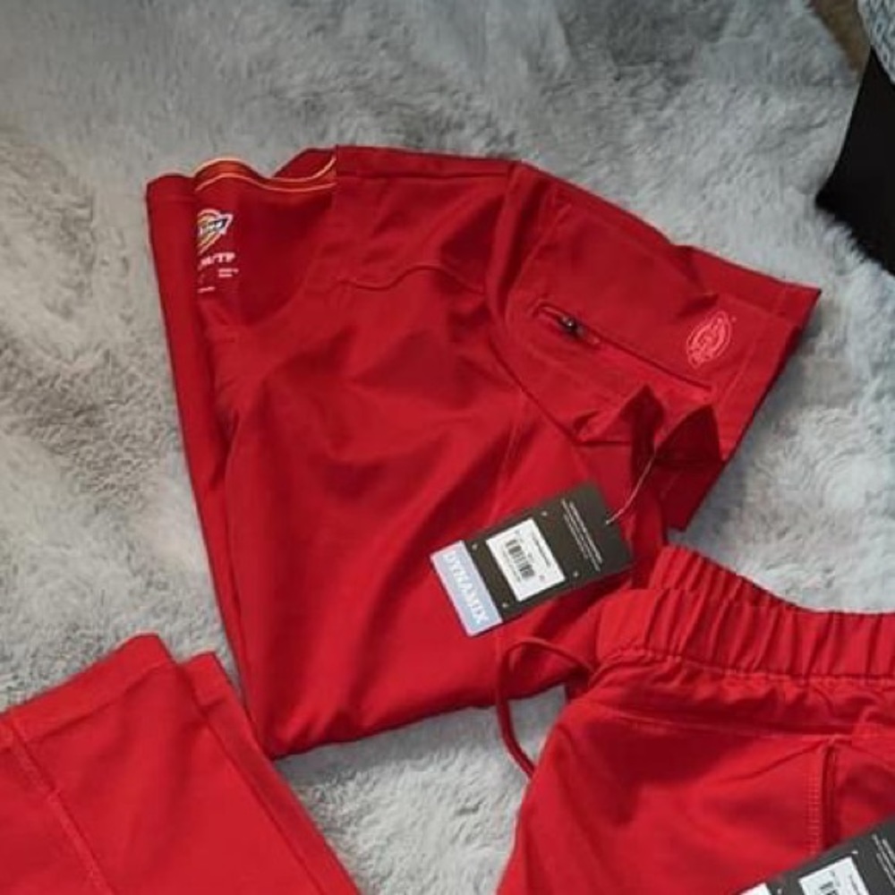 Red Scrubs